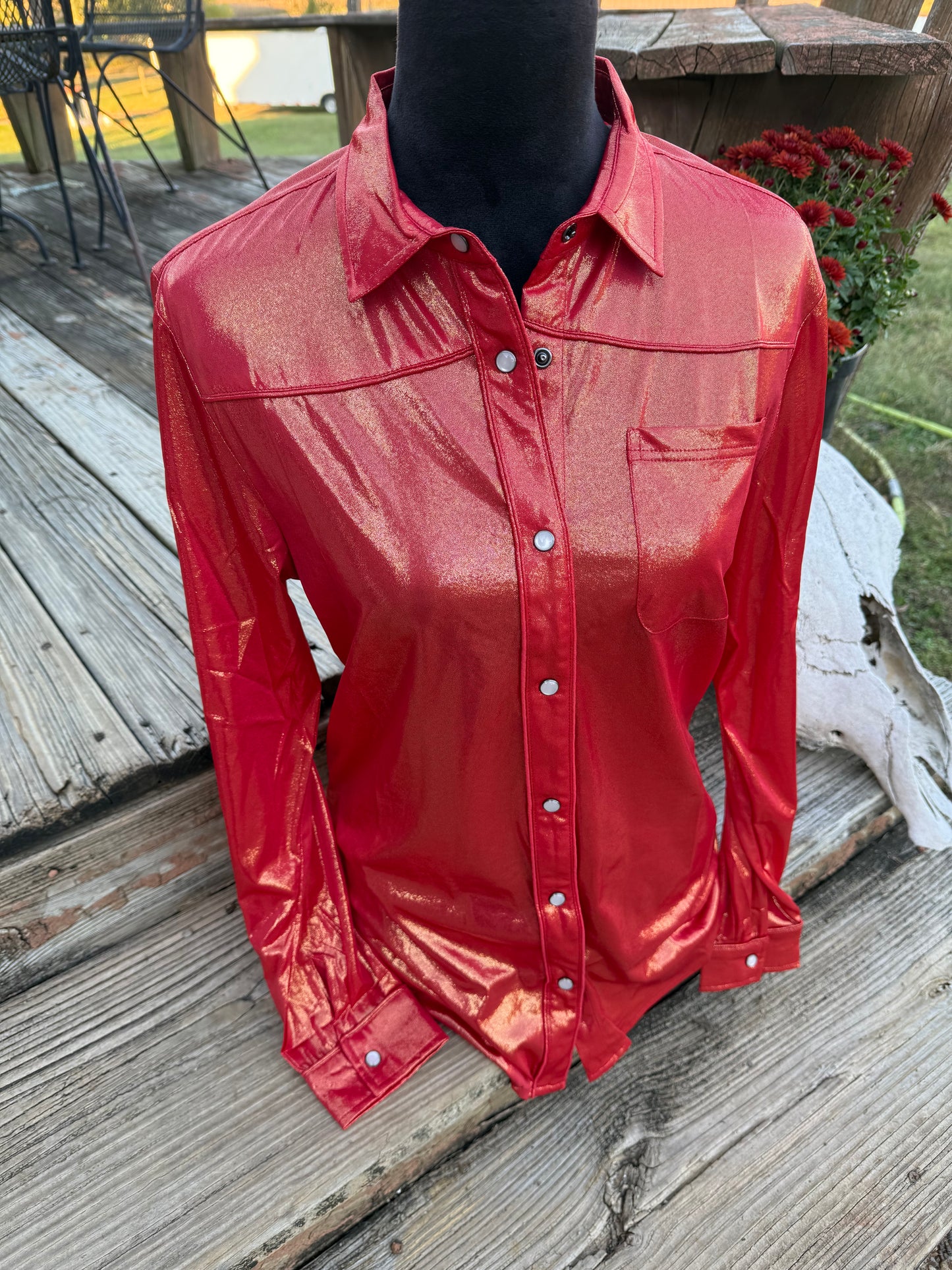 Cherry Bomb Show Button Down