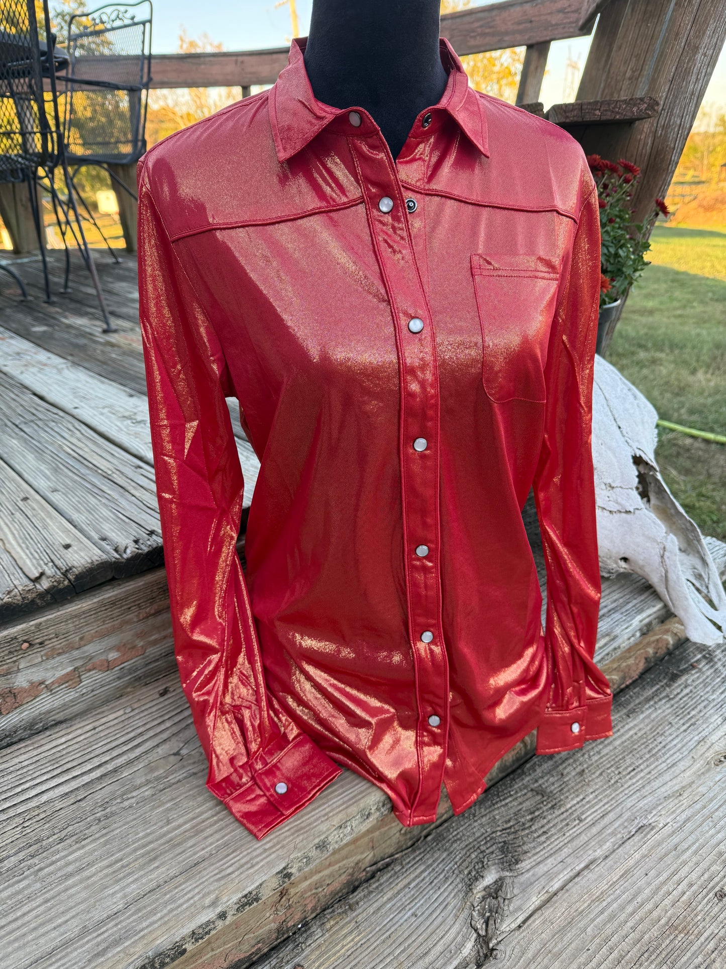 Cherry Bomb Show Button Down