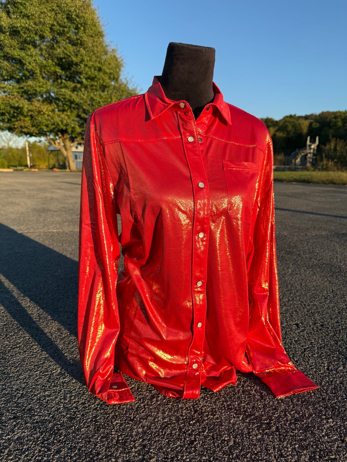 Cherry Bomb Show Button Down