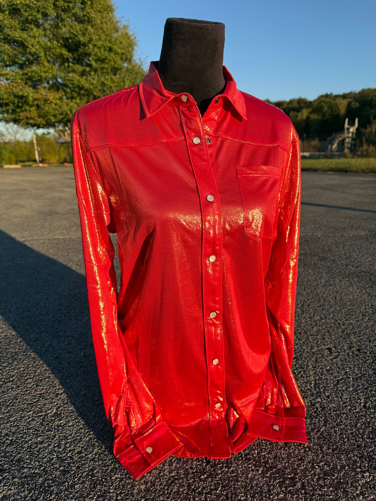 Cherry Bomb Show Button Down