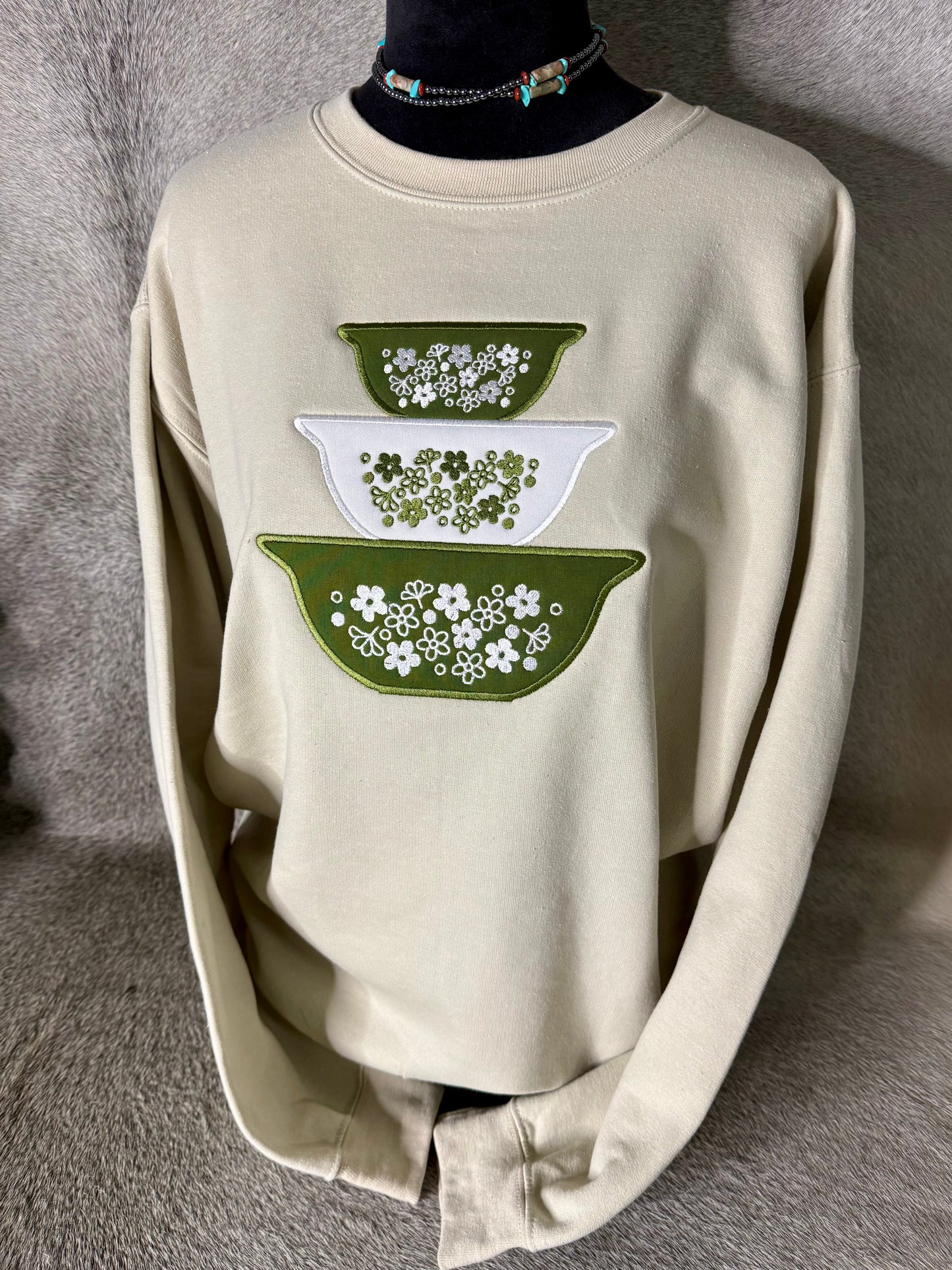 Spring Blossoms Embroidered Sweatshirt