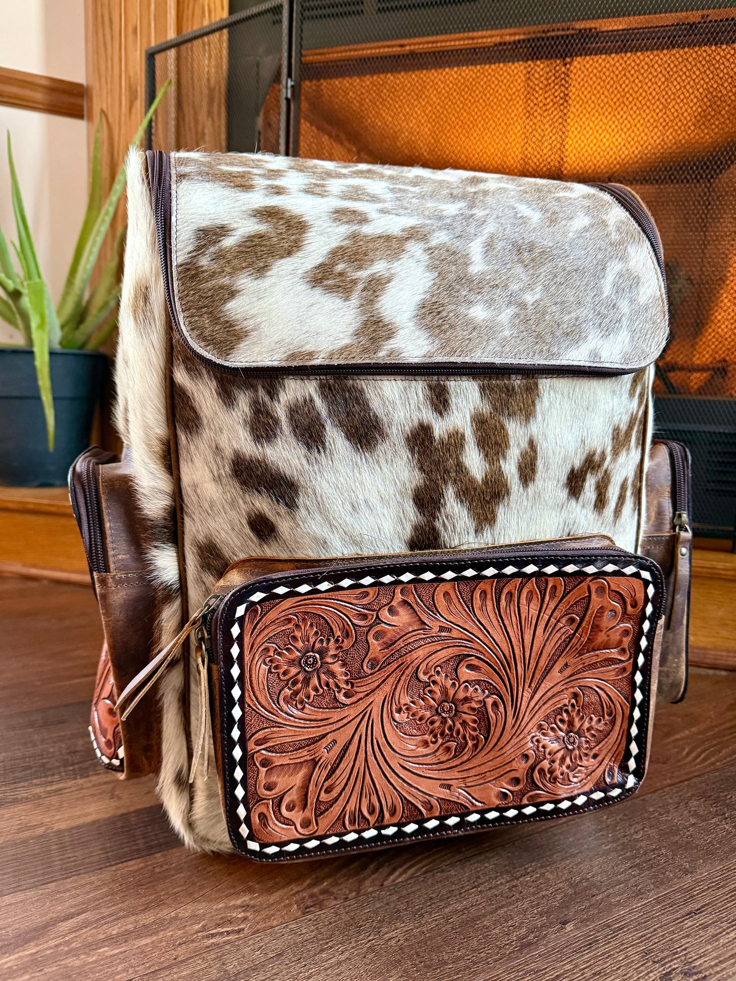 Large Cowhide Backpack