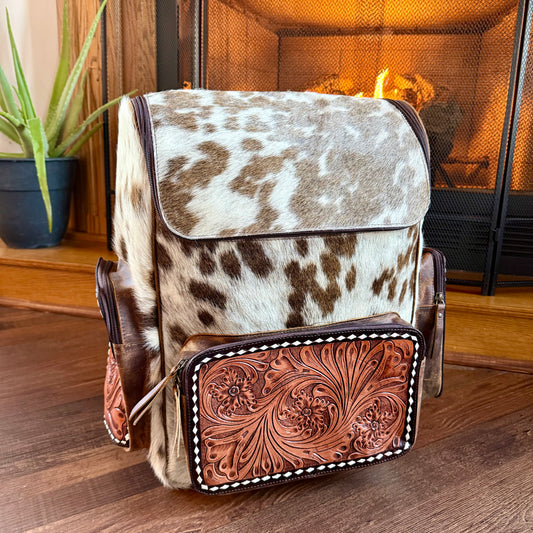 Large Cowhide Backpack