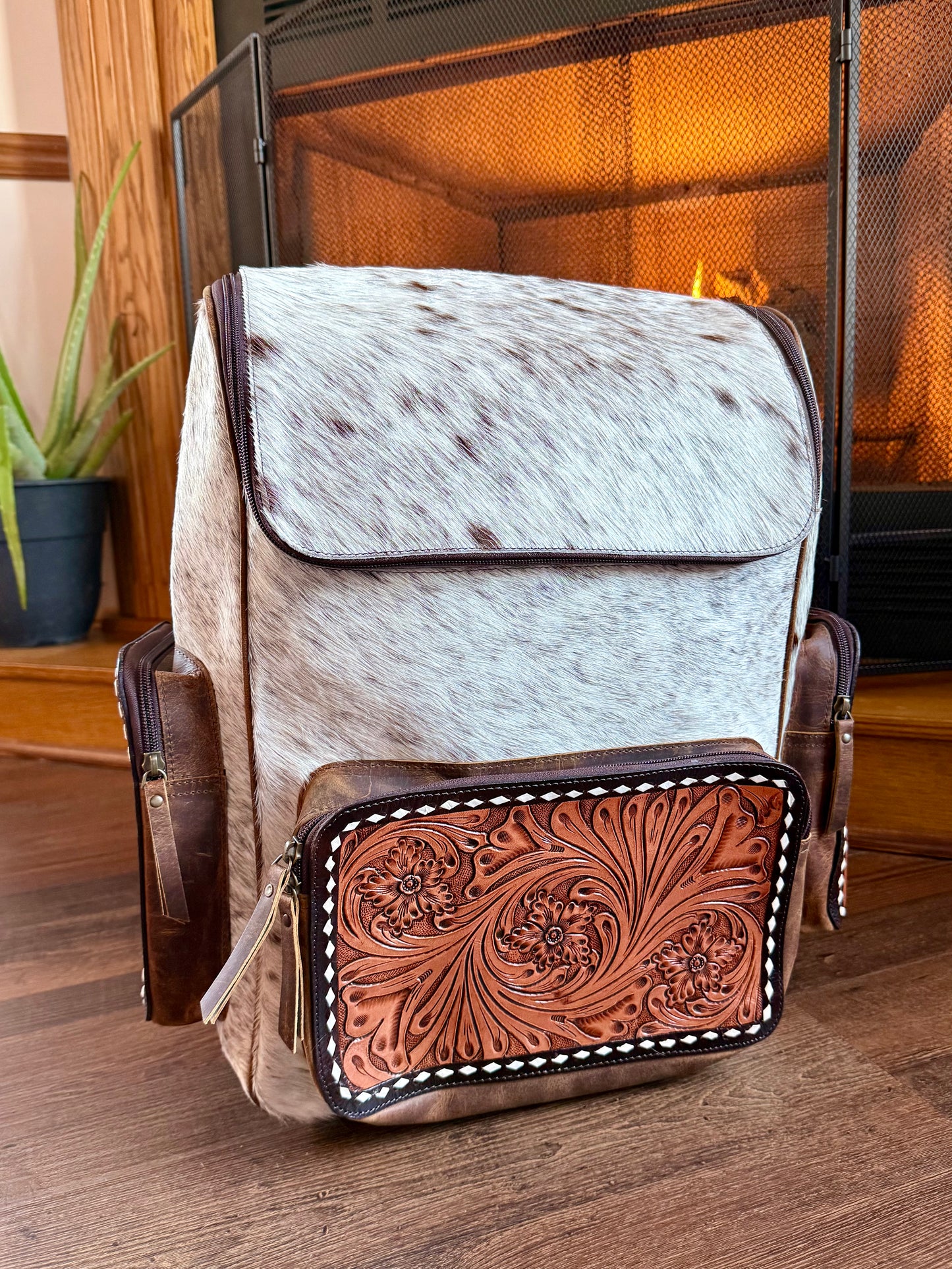 Large Cowhide Backpack