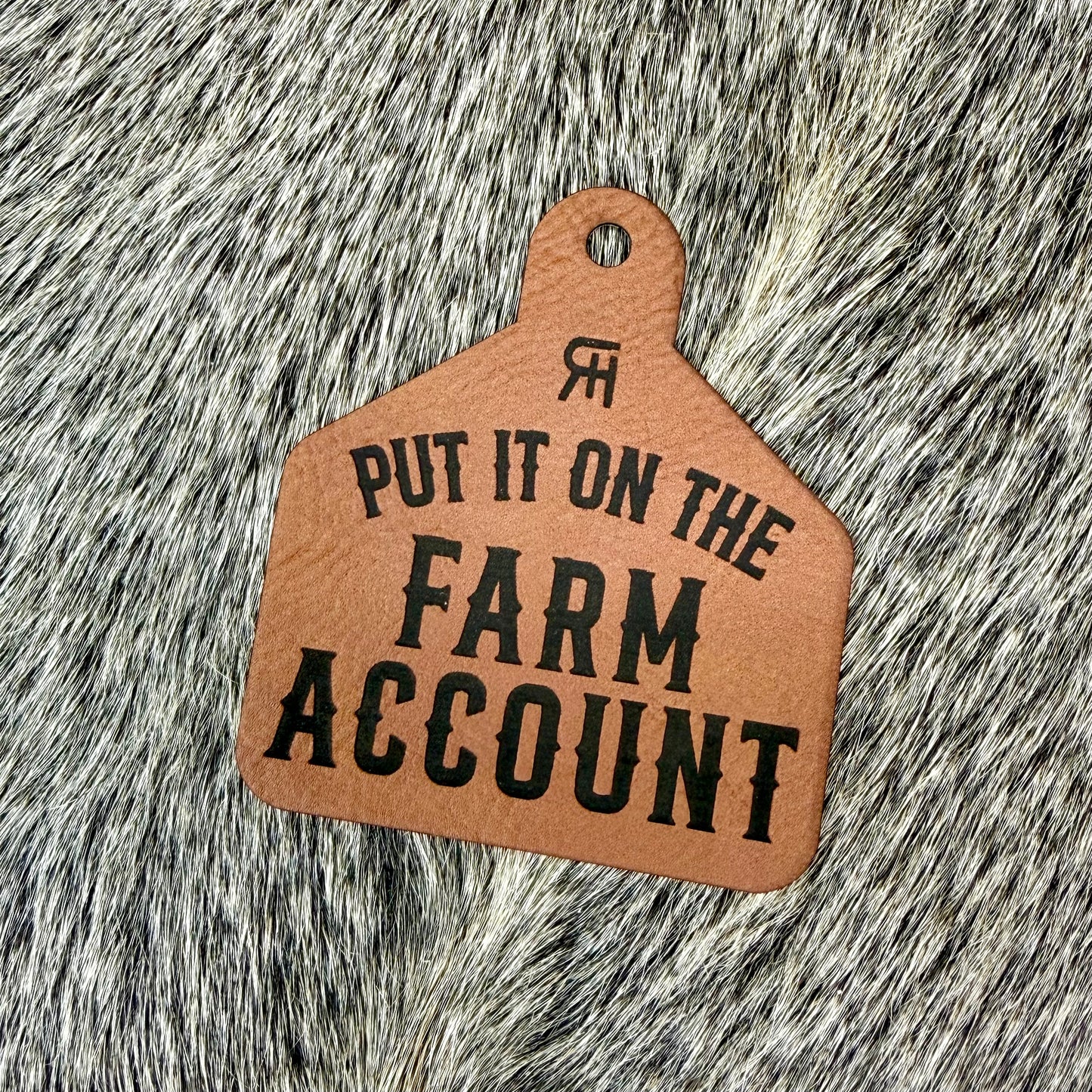 Put it on the Farm Account Cow Tag on Richardson Hat