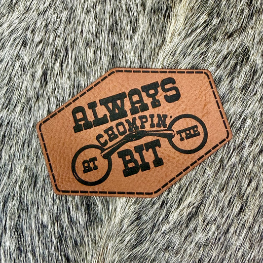 Always Chompin at the Bit Patch on Richardson Hat