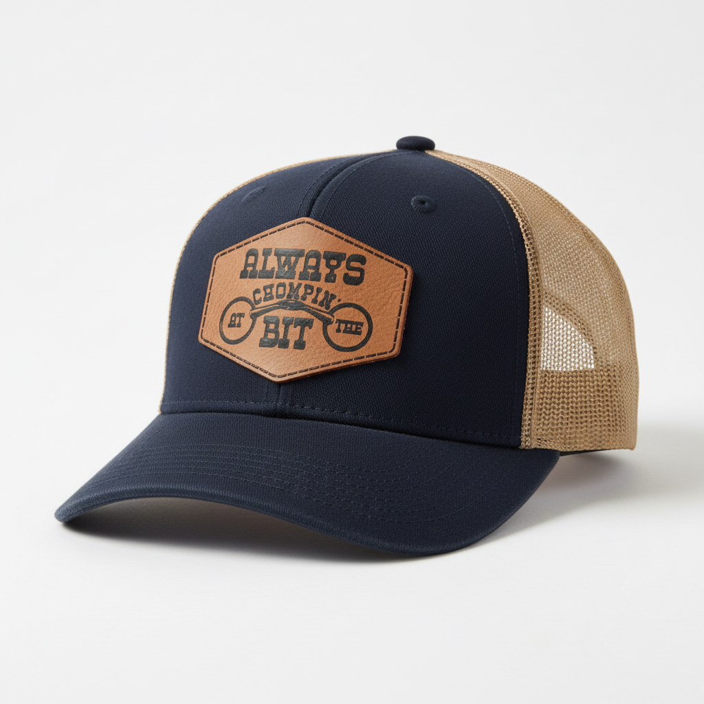 Always Chompin at the Bit Patch on Richardson Hat