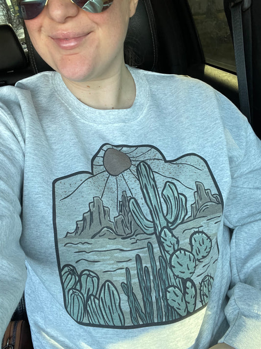 Desert Scene Sweatshirt