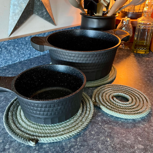 Lariat Rope Trivet Set