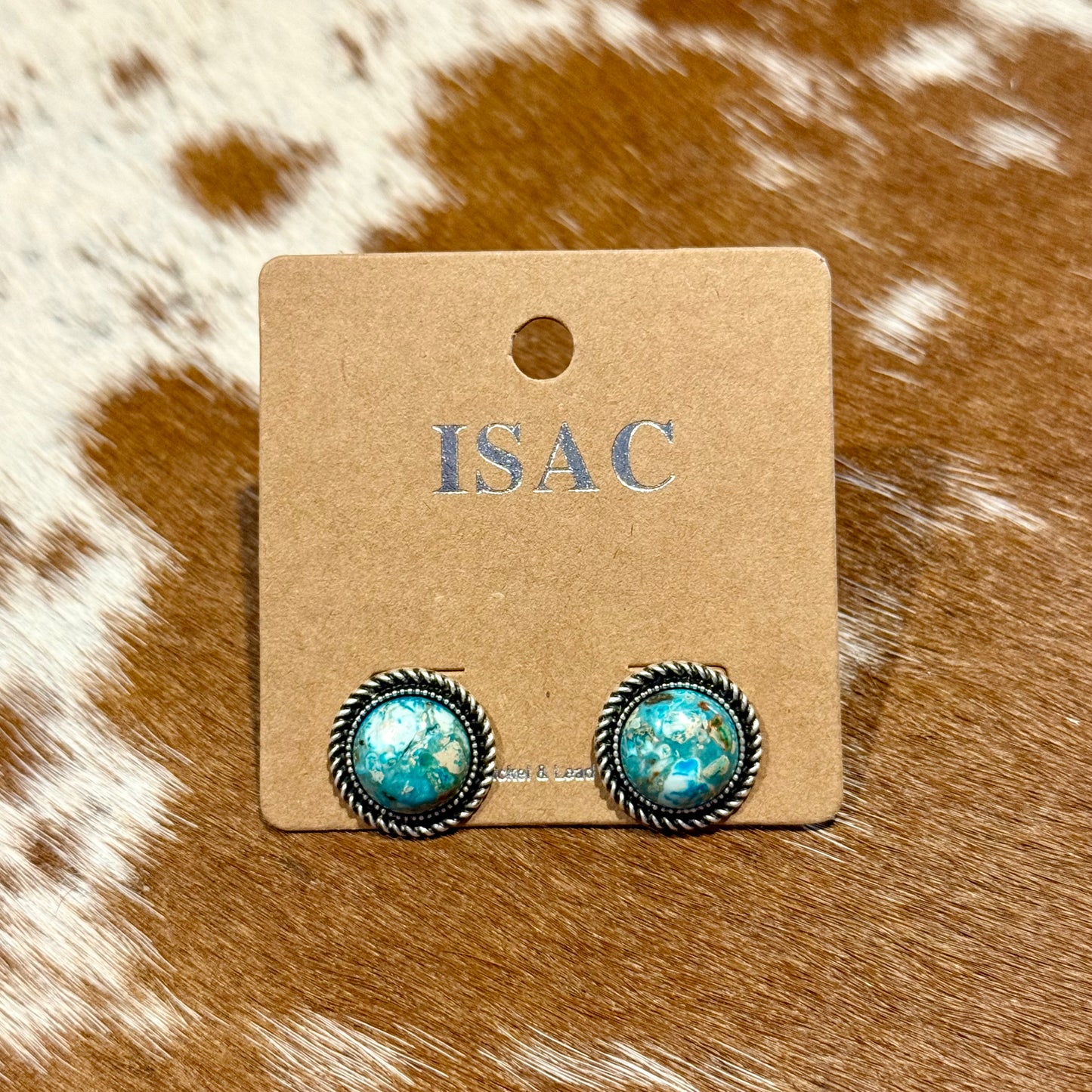 12mm Round Gemstone Studs
