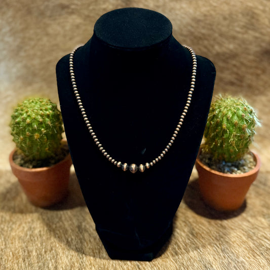 15" Handmade Copper Navajo Necklace