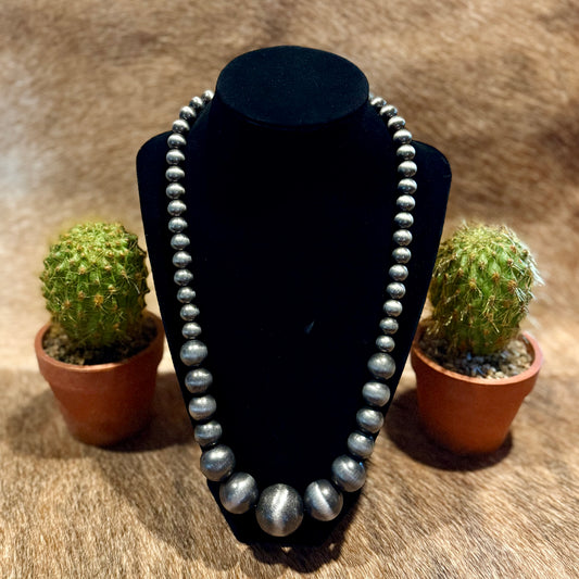 22" Handmade Very-Big Navajo Necklace