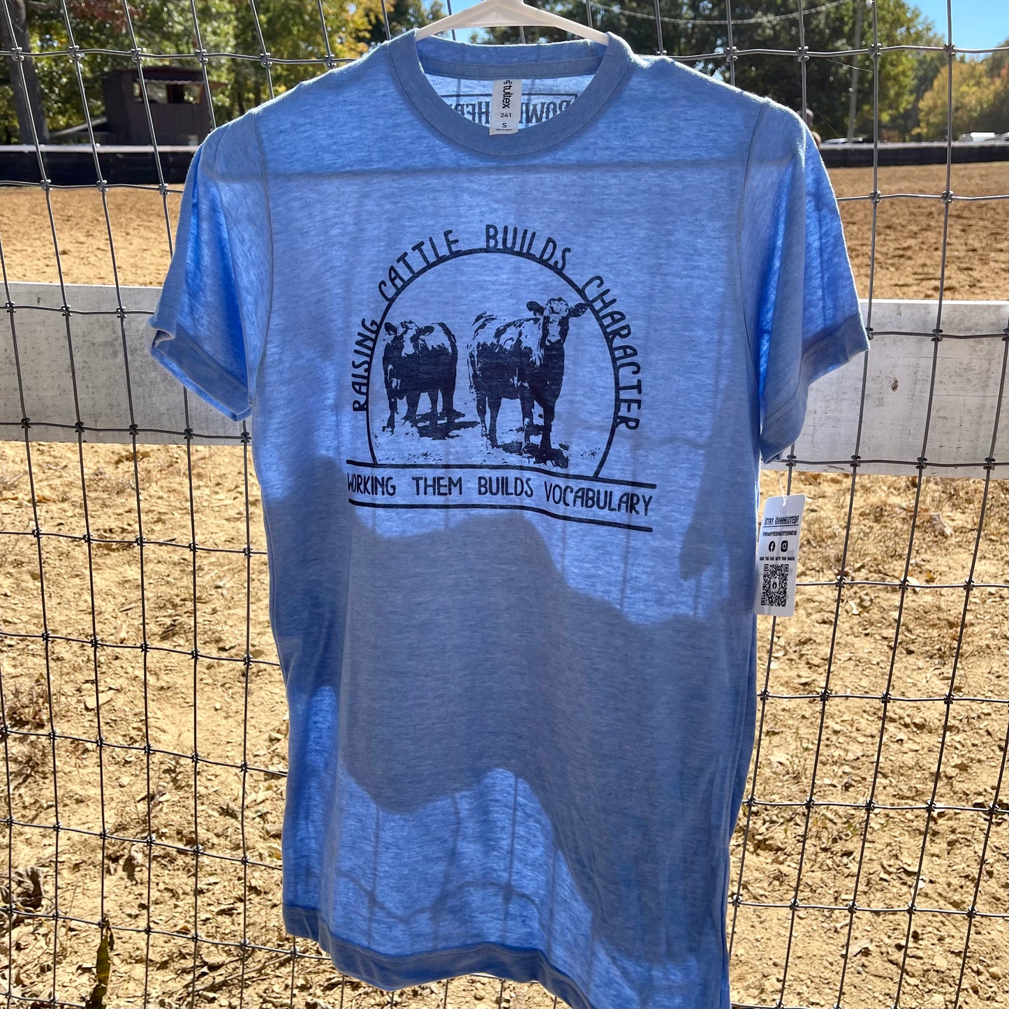 Raising Cattle Build Character T-Shirt